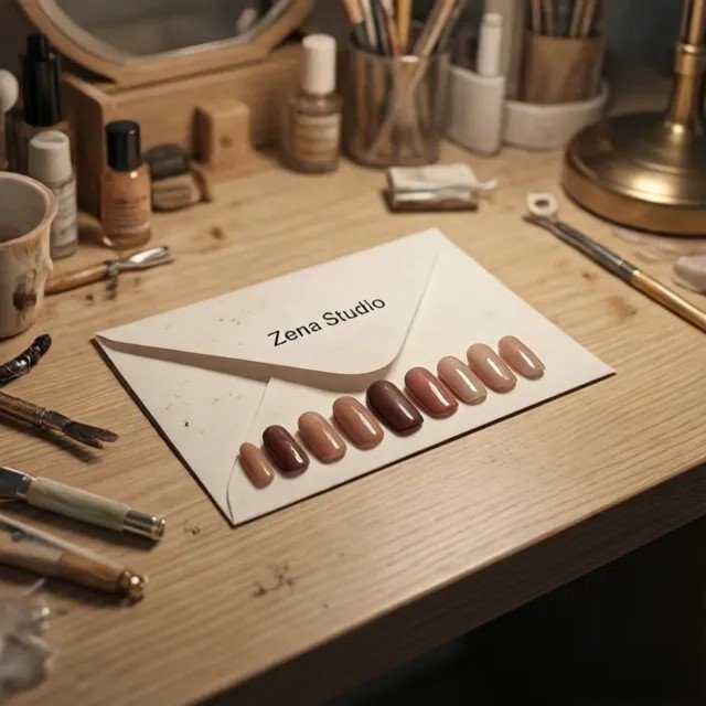 Zena Studio Warm Nude Press-On Nails